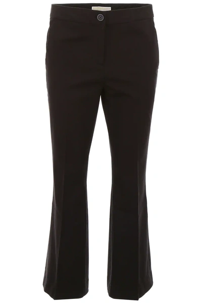 Michael Michael Kors Stretch Trousers In Black