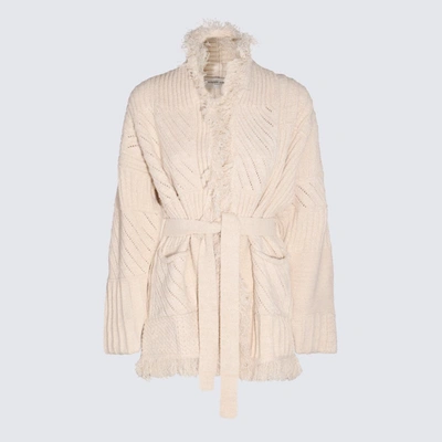 Golden Goose Papyrus Wool Knitted Cardigan