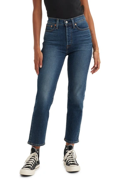 Levi's® Wedgie High Waist Straight Leg Jeans In Indigo Here We Go