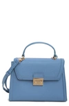 Anne Klein Top Handle Satchel Bag In Elemental Blue