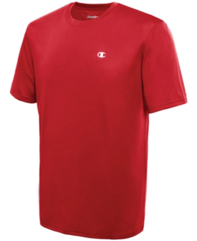 Champion Men's Big & Tall Script-logo T-shirt In Scarlet