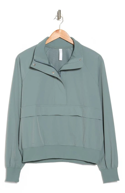 Z By Zella Perfect Day Anorak Jacket In Grey Thunder
