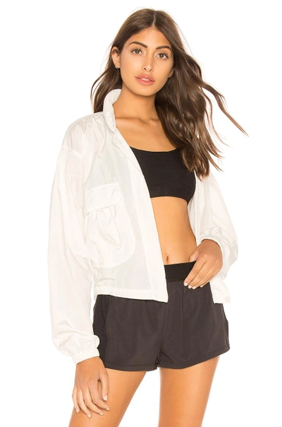 Free People Movement Kim Plunge Jacket In White