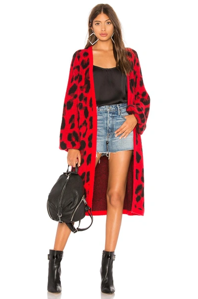 Lovers & Friends Wild Duster In Red