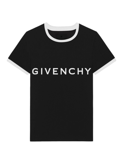 Givenchy Women's Archetype Slim Fit T-shirt In Black  