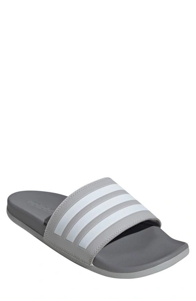 Adidas Originals Gender Inclusive Adilette Comfort Sport Slide Sandal In Grey 2/ Ftwr White/ Grey 3