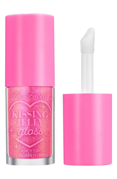 Too Faced Kissing Jelly Lip Oil Gloss In Bubblegum