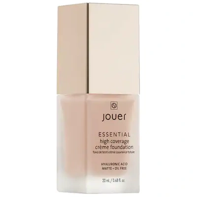 Jouer Cosmetics Essential High Coverage Crème Foundation Alabaster 0.68 oz/ 20 ml