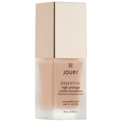 Jouer Cosmetics Essential High Coverage Crème Foundation Warm Ivory 0.68 oz/ 20 ml