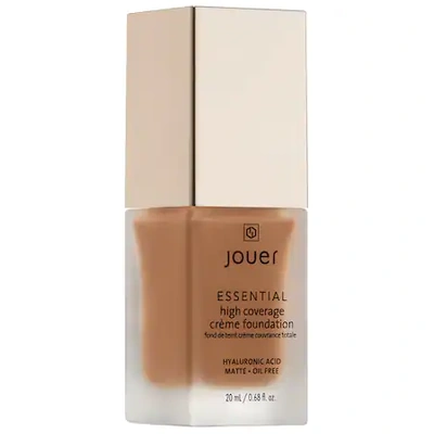 Jouer Cosmetics Essential High Coverage Crème Foundation Caramel 0.68 oz/ 20 ml