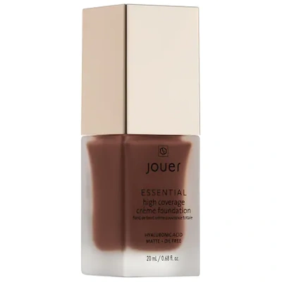 Jouer Cosmetics Essential High Coverage Crème Foundation Caviar 0.68 oz/ 20 ml