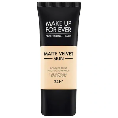 Make Up For Ever Matte Velvet Skin Full Coverage Foundation Y215 Yellow Alabaster 1.01 oz/ 30 ml