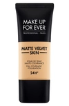 Make Up For Ever Matte Velvet Skin Full Coverage Foundation Y255 Sand Beige 1.01 oz/ 30 ml