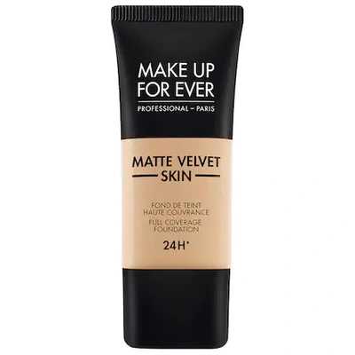 Make Up For Ever Matte Velvet Skin Full Coverage Foundation Y305 Soft Beige 1.01 oz/ 30 ml