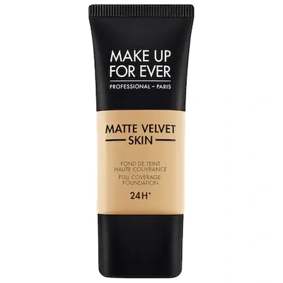 Make Up For Ever Matte Velvet Skin Full Coverage Foundation Y345 Natural Beige 1.01 oz/ 30 ml