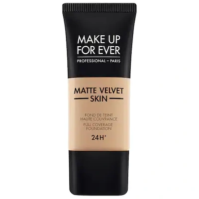 Make Up For Ever Matte Velvet Skin Full Coverage Foundation Y325 Flesh 1.01 oz/ 30 ml