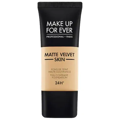 Make Up For Ever Matte Velvet Skin Full Coverage Foundation Y363 Warm Beige 1.01 oz/ 30 ml