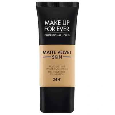 Make Up For Ever Matte Velvet Skin Full Coverage Foundation Y405 Golden Honey 1.01 oz/ 30 ml