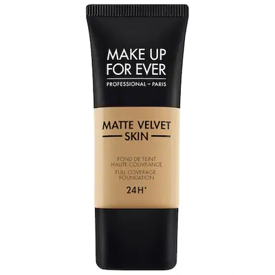 Make Up For Ever Matte Velvet Skin Full Coverage Foundation Y425 Honey 1.01 oz/ 30 ml
