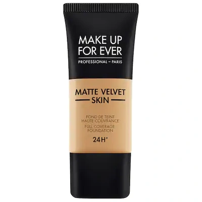 Make Up For Ever Matte Velvet Skin Full Coverage Foundation Y433 Caramel 1.01 oz/ 30 ml