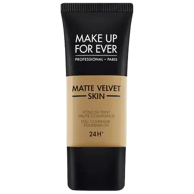 Make Up For Ever Matte Velvet Skin Full Coverage Foundation Y463 Nut 1.01 oz/ 30 ml