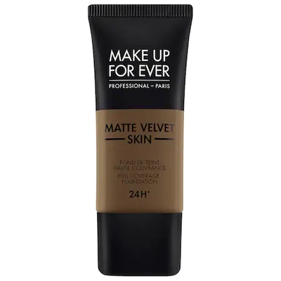 Make Up For Ever Matte Velvet Skin Full Coverage Foundation R540 Dark Brown 1.01 oz/ 30 ml