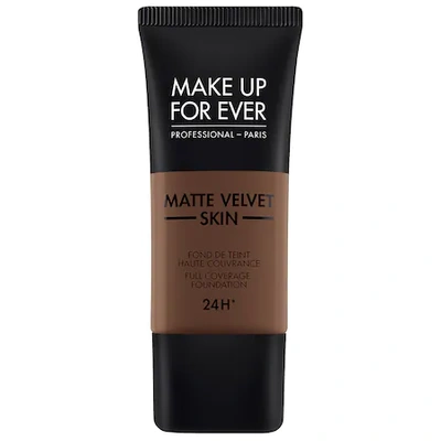 Make Up For Ever Matte Velvet Skin Full Coverage Foundation R550 Dark Chocolate 1.01 oz/ 30 ml