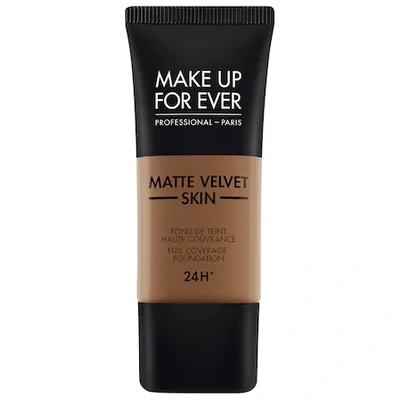 Make Up For Ever Matte Velvet Skin Full Coverage Foundation Y535 Chestnut 1.01 oz/ 30 ml