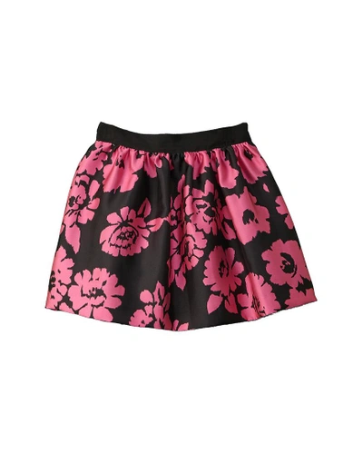Milly Minis Floral Skirt In Pink