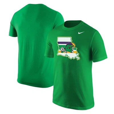 Nike Green Tulane Green Wave Mardi Gras T-shirt