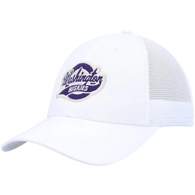 Ahead White Washington Huskies Brant Trucker Adjustable Hat