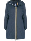 K-way Charlene Hooded Coat - Blue