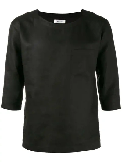 Sulvam Pull Over Shirt - Black