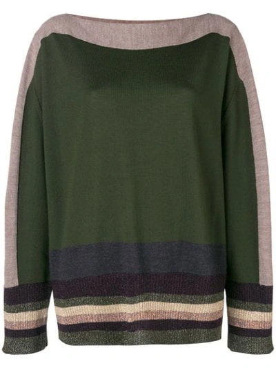 Antonio Marras Stripe Detail Sweater - Green