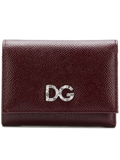 Dolce & Gabbana Dg Wallet In Red