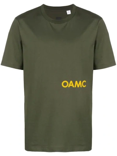 Oamc Green Cotton T-shirt