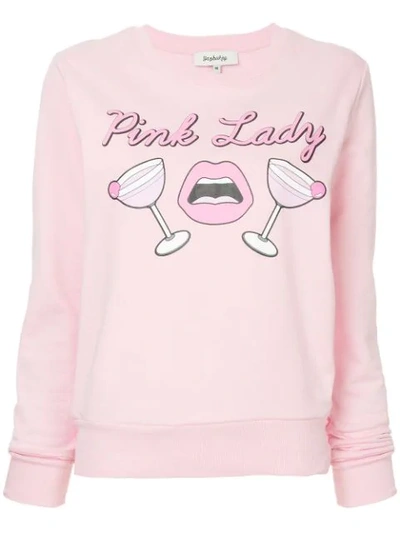 Yazbukey Pink Lady Printed Sweatshirt