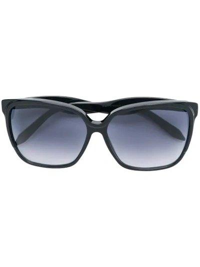 Victoria Beckham Square Oversized Sunglasses - Black