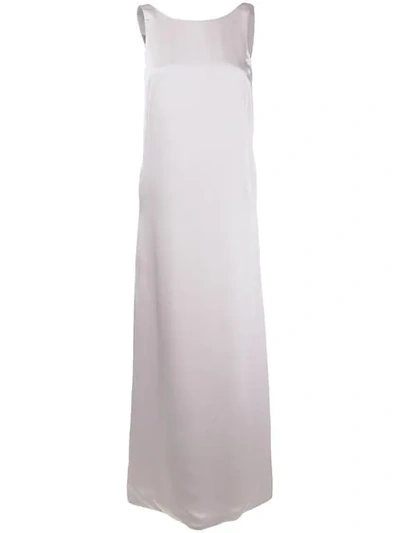 Styland V-back Maxi Dress In Neutrals