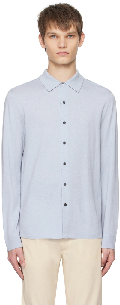 Theory Lorean Shirt In Baby Blue