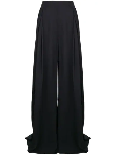 Jacquemus Super Wide Palazzo Pants In Blue