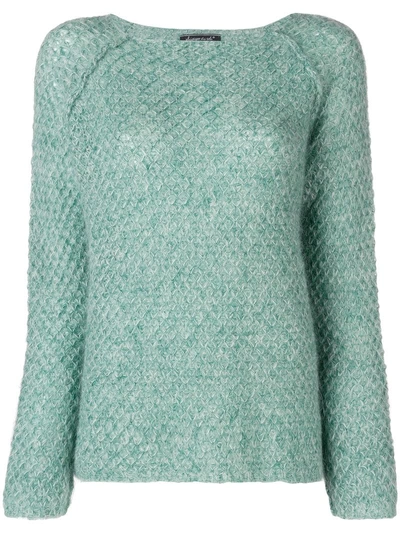 Phisique Du Role Textured Sweater - Green