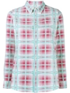 Visvim Wally Check Shirt In Red