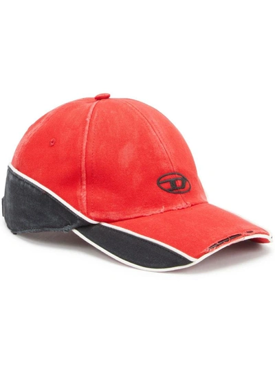 Diesel C-dale Logo-embroidered Cap In 42a