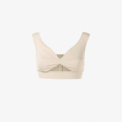 Walk Of Shame Bralet With Cut-out Detailing In Nude/neutrals