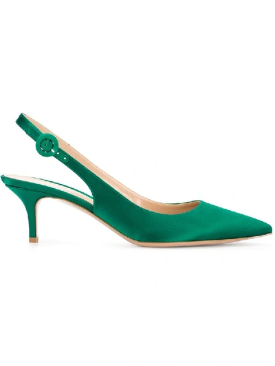 Gianvito Rossi Kitten Heel Pumps - Green