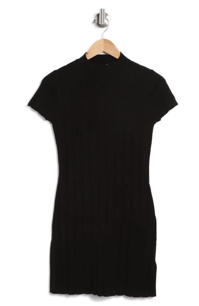 Rvca Jones Rib Sweater Dress In Black