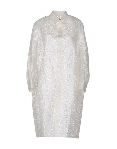 Junya Watanabe Lace Shirts & Blouses In Ivory