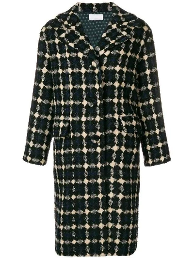 P.a.r.o.s.h . Buttoned Cocoon Coat - Blue