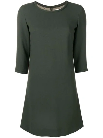 Goat Lola Classic Tunic Dress - Green In Green